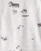 Baby Boy 4-Pack Sheep Print Long-Sleeve Multipack Bodysuits, image 3 of 6 slides