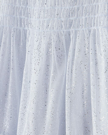 Toddler Girl Short-Sleeve Tulle Occasion Dress - Blue, 
