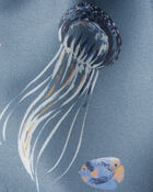 Baby Boy Recycled Ocean-Print Swim Trunks, image 4 of 4 slides