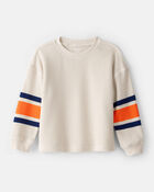 Toddler Boy Thermal Long-Sleeve T-Shirt - Orange/Tan, image 1 of 3 slides