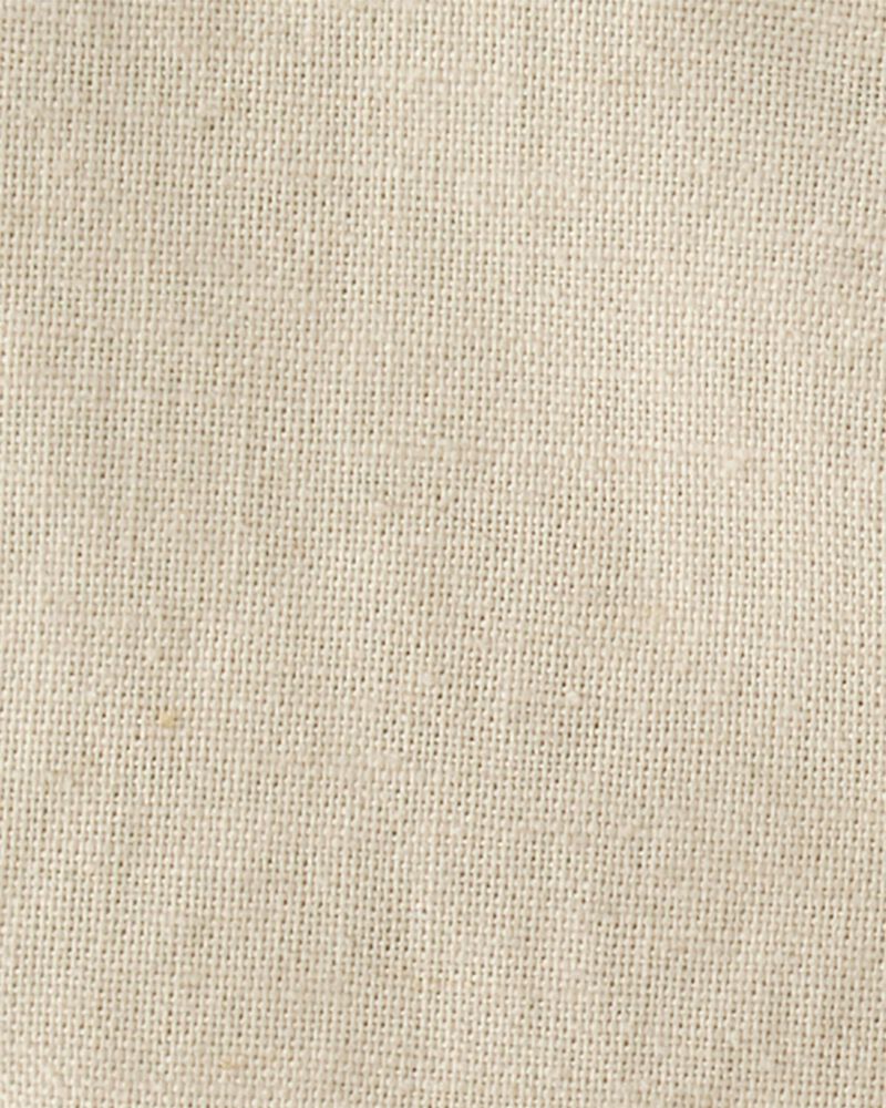 Baby Boy Linen Pants Made with Organic Cotton, image 4 of 5 slides