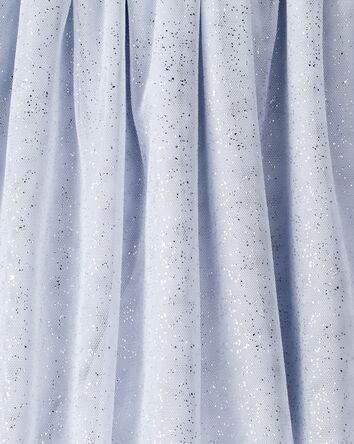 Girls Sparkle Tulle Skirt - Blue, 