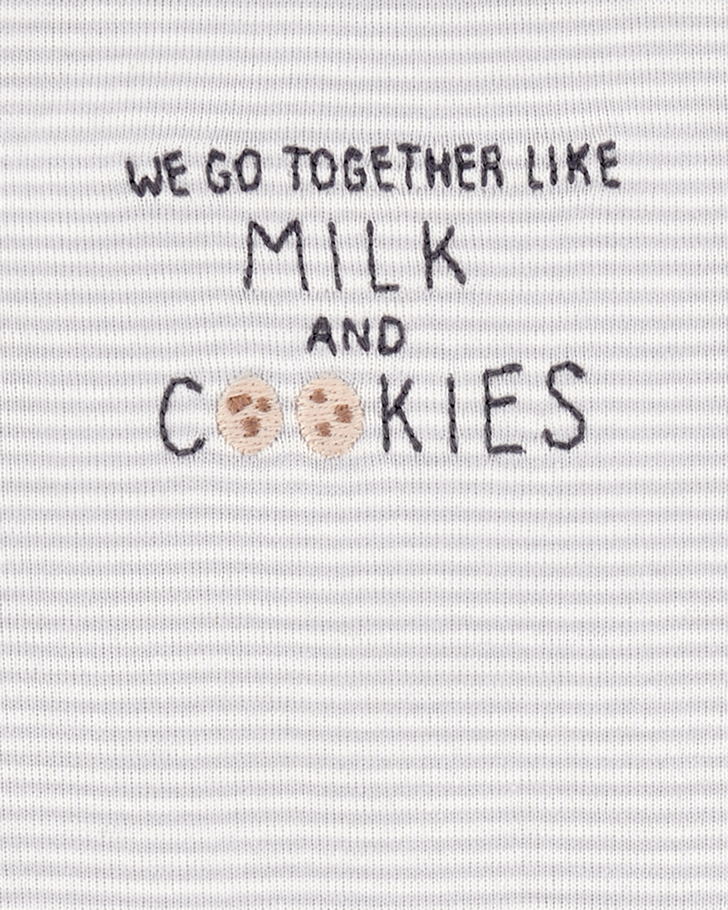 Baby 3-Piece Milk & Cookies Little Character Set&reg; - Grey, image 4 of 6 slides