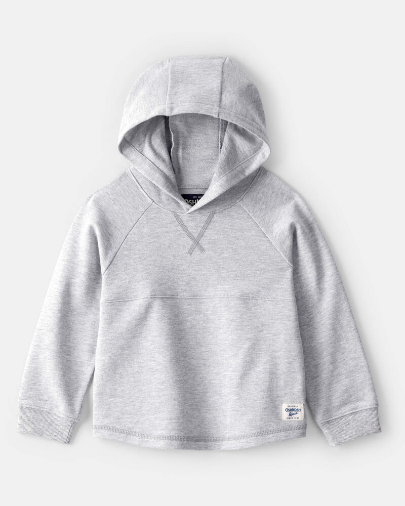 Toddler Boy Long-Sleeve Hoodie - Grey, image 1 of 4 slides