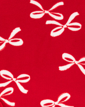 Toddler 2-Pack Bow Print Fleece & Matching Doll Nightgown, 