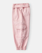 Baby Girl 2-Piece Ivory Pullover & Pink Joggers Set - Ivory/Pink, image 6 of 7 slides