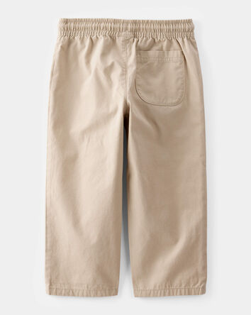 Toddler Boy Drawstring Pull-On Pants - Khaki, 