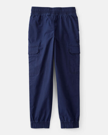 Boys Cotton Fashion Cargo Pants - Navy, 