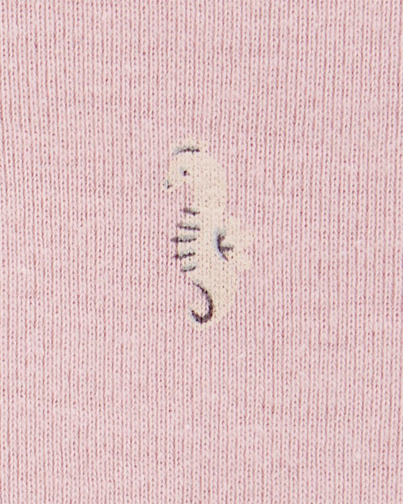 Baby 5-Pack Seahorse Short-Sleeve Bodysuits, image 2 of 7 slides