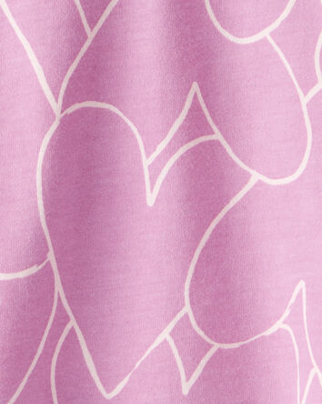 Baby Girl Heart Long-Sleeve Top - Purple, 