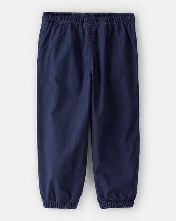 Toddler Boy Lined Joggers - Navy, 