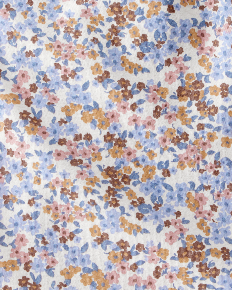 Baby Girl Floral Short-Sleeve Bodysuit, image 2 of 3 slides