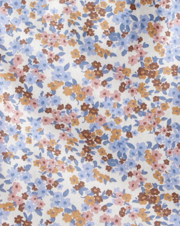 Baby Girl Floral Short-Sleeve Bodysuit, 
