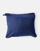 Baby Packable Hooded Puffer Jacket - Navy Blue, image 4 of 5 slides