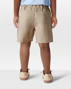 Toddler 3-Pack Active Pull-On Uniform Shorts - Khaki, image 6 of 8 slides