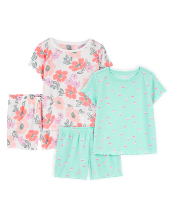 Kid 4-Piece Loose Fit Pajamas, 
