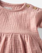 Baby Organic Cotton Gauze Dress, image 5 of 6 slides
