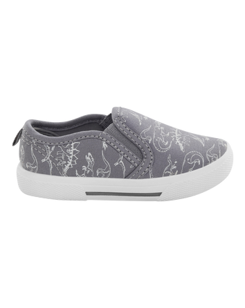 Toddler Dinosaur Slip-On Sneakers, 