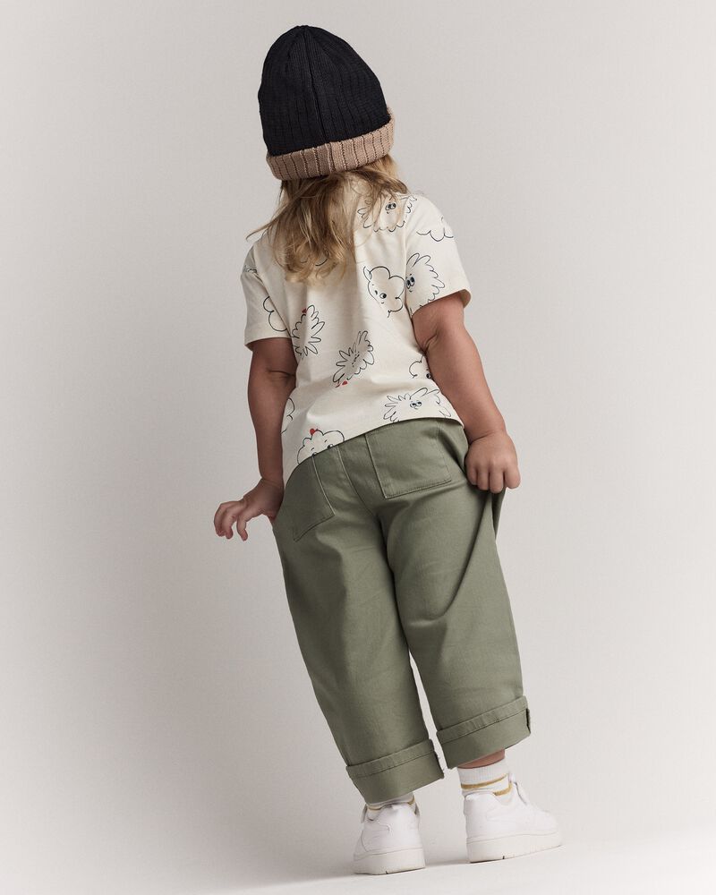 Toddler Girl Bailey Barrel Pant - Olive, image 3 of 8 slides