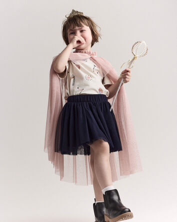 Toddler Girl 2-Pack Crown & Scepter Set - Gold/Pearl, 