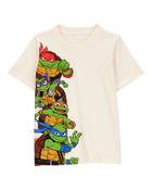 Toddler Boy Teenage Mutant Ninja Turtles&trade; Short-Sleeve Graphic Tee - Cream, image 1 of 2 slides