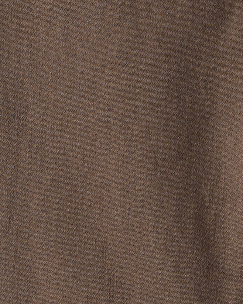 Toddler Boy  Pull-On Slim Fit Pants - Brown, image 5 of 6 slides