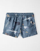 Baby Boy Recycled Ocean-Print Swim Trunks, image 2 of 4 slides