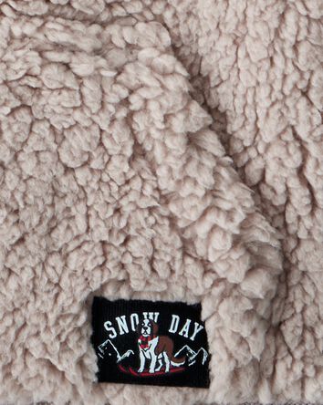 Baby Boy Sherpa Pullover Sweatshirt - Brown , 