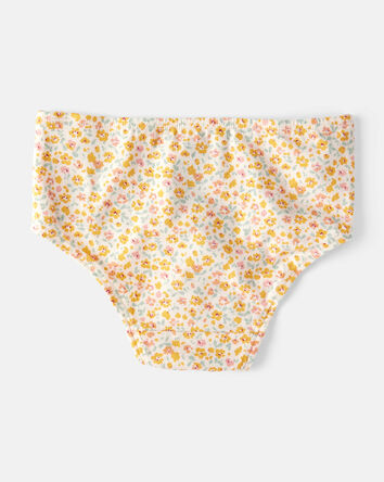 Toddler Girl 7-Pack Heart Print Brief Underwear - Blue/Purple/Pink, 