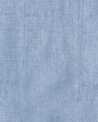 Baby Organic Cotton Chambray Shortall, image 4 of 5 slides