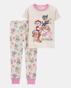Toddler Girl PAW Patrol Snug Fit Cotton 2-Piece Pajamas, image 1 of 3 slides