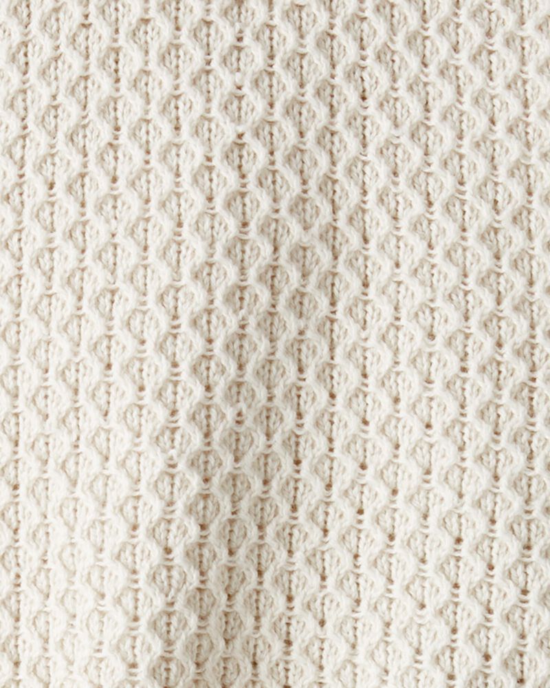 Baby Girl 2-Piece Organic Cotton Sweater Knit Set, image 3 of 4 slides