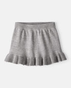 Baby Girl 100% Cotton Skirt - Grey, image 1 of 3 slides