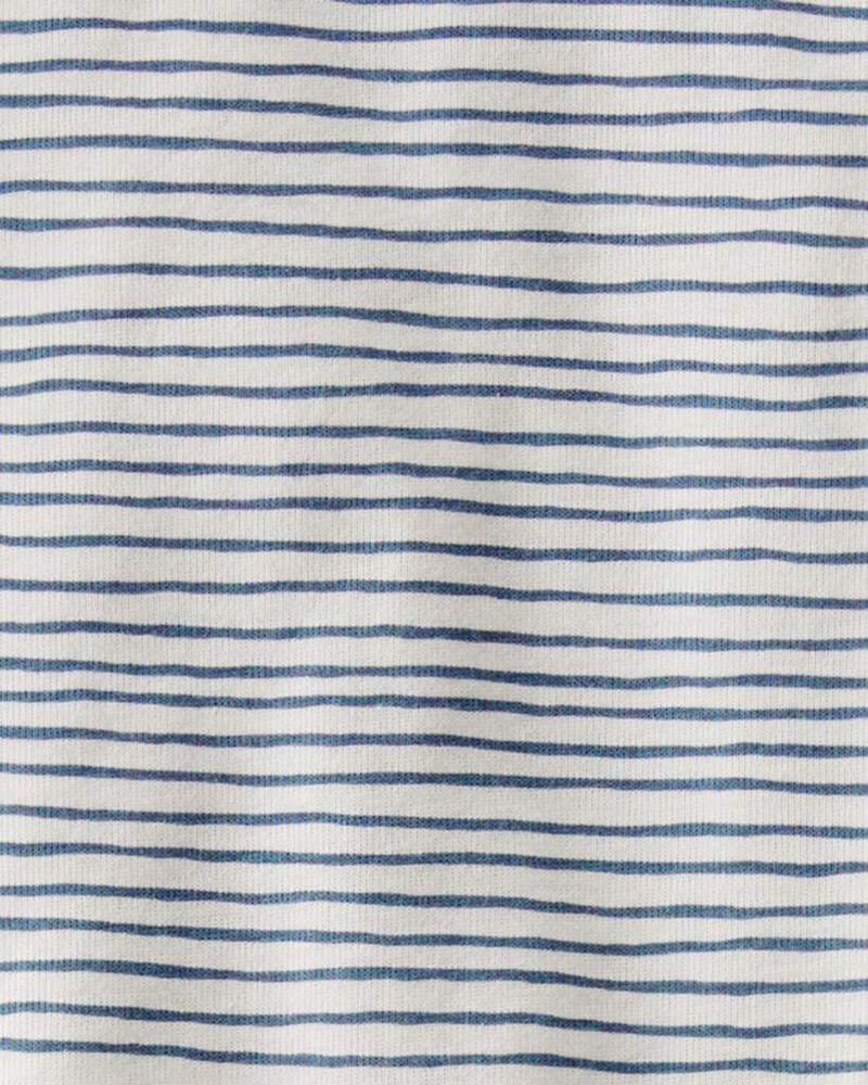 Toddler Organic Cotton Pajamas Set in Stripes, image 3 of 5 slides