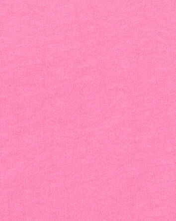 Toddler Solid Short-Sleeve Fashion Top - Pink, 