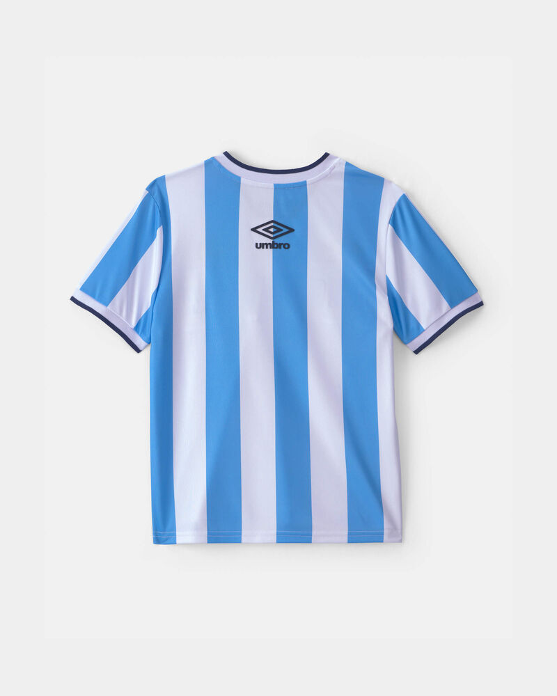 Kids 2-Piece Umbro Argentina Soccer Jersey & Short Set - Light Blue/White, image 4 of 12 slides