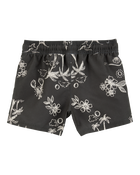 Toddler Boy Palm Tree Swim Trunks, image 2 of 4 slides