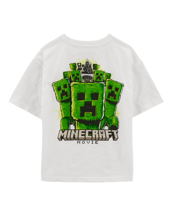 Kid Minecraft Short-Sleeve Graphic Tee - White, 