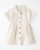 Baby Organic Cotton Gauze Dress, image 1 of 6 slides
