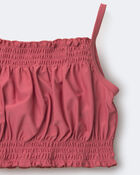 Toddler Girl Smocked Tankini Set - Rose, image 6 of 6 slides