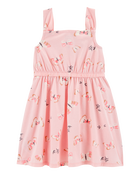 Toddler Butterfly Tank Dress - Pink, image 2 of 4 slides