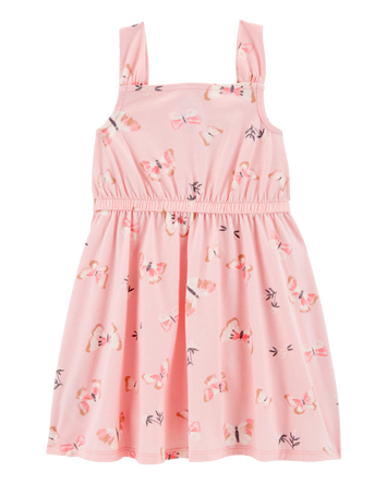 Toddler Butterfly Tank Dress - Pink, 