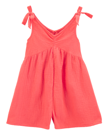 Kid Gauze Tank Romper, 