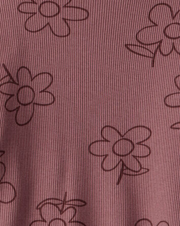 Baby Girl 2-Piece Floral Cotton Long-Sleeve Tee & Pant Set - Pink, 