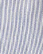 Toddler Organic Cotton Gauze Striped Dress, image 4 of 5 slides