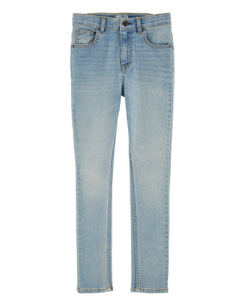 Kid Sun Faded Wash Skinny-Leg Jeans, 