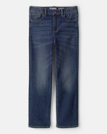 Kid Dark Wash Relaxed-Fit Classic Jeans, 