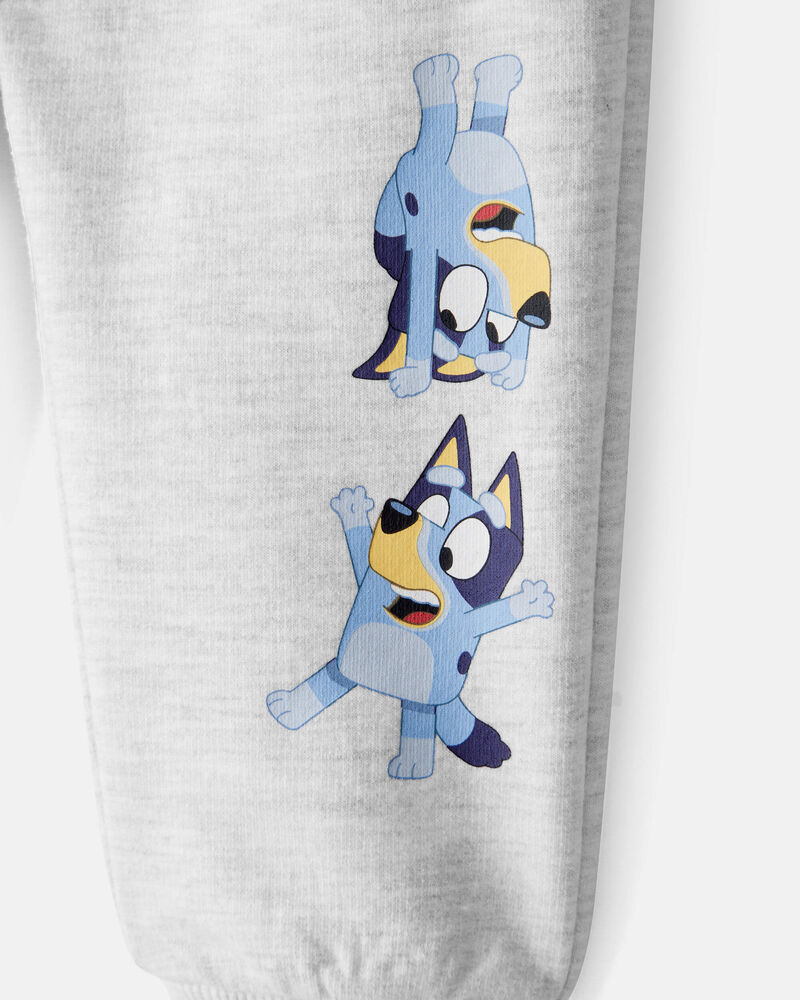 Baby Boy 2-Piece Bluey Tee & French Terry Joggers Set - Grey, image 5 of 7 slides
