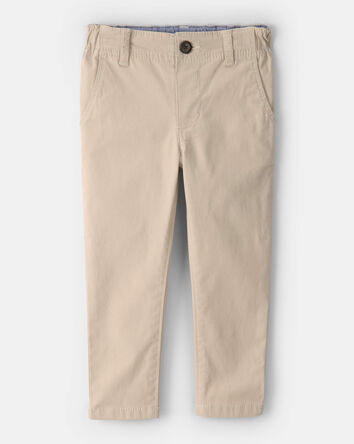Baby Boy Slim Tapered Chino Pants - Khaki, 