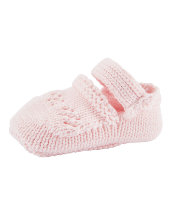 Baby Crochet Mary Jane Booties, 